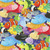 Clothworks Fabrics Under The Sea Susybee Allover Fish