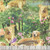 Timeless Treasures Dog Park Golden Retriever Park Green