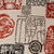 P / Kaufmann Fabrics Hanzi Lacquer and Ink Far East Chic Kanji Stamps