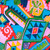 Alexander Henry Fabrics Folklorico Fiesta de los Muertos Azul