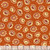 Henry Glass Fabrics Quiet Grace Kim Diehl Tossed Blossoms Orange