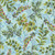 Studio E Fabrics Splendid Path Leaves Aqua