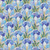 Quilting Treasures Fabrics Dancing Blossoms Dan Morris Iris  Multi