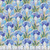 Quilting Treasures Fabrics Dancing Blossoms Dan Morris Iris  Multi