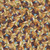Quilting Treasures Fabrics Dancing Blossoms Dan Morris Graphic Floral Sprig Brown