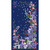 Studio E Fabrics Minu and Wildberry Yu.Me Design Navy 24 Inch Panel