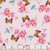 Studio E Fabrics Minu and Wildberry Yu.Me Design Soft Pink Butterflies and Flowers