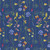Studio E Fabrics Minu and Wildberry Yu.Me Design Navy Tossed Buds
