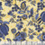 Henry Glass Fabrics Blackbirds Calling Jan Mott Yellow Jacobean Floral