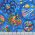 In The Beginning Fabrics Calypso 3 Jason Yenter Blue Ocean Sea Life Circles
