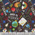 Timeless Treasures Fabrics Back To School School Chalkboard Black