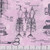 Timeless Treasures Fabrics Sewing Studio Sewing Schematic Pink
