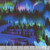 Timeless Treasures Fabrics Aurora, Winter Light Trees & Aurora Borealis Multi