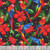 Windham Fabrics Tropical Paradise Black Macaws