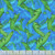Windham Fabrics Tropical Paradise Blue Feathers