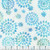 Anthology Batiks Jacqueline de Jonge Periwinkle Glow Cloud Mum Burst