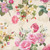 Timeless Treasures  Fabrics Belle Fleur Large Floral Bouquets Cream