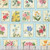 Timeless Treasures  Fabrics Belle Fleur Floral Postage Stamps Multi
