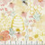 Timeless Treasures  Fabrics Home Sweet Home Large Beehive Garden Floral Cream