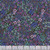 Timeless Treasures  Fabrics Luminous by Chong A Hwang Mini Floral Metallic Purple