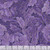 Timeless Treasures  Fabrics Luminous by Chong A Hwang Fancy Acanthus Scroll Metallic Purple