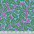 FreeSpirit Fabrics Kaffe Fassett and Morris & Co Oak Turquoise