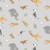 Dear Stella Fabrics Grasslands The Bare Necessities Stone