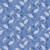 Henry Glass Fabrics Another Stroll Along the Seine Floral Paisley Blue