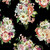 Clothworks Fabrics Iron Orchid Designs Elysium Bouquets Black