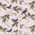 Clothworks Fabrics Iron Orchid Designs Elysium Birds and Flowers Pink