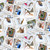 Clothworks Fabrics The Secret Life of Squirrels II Photos and Snapshots