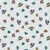 Clothworks Fabrics The Secret Life of Squirrels II Sweaters On Hangers Gray