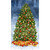 Timeless Treasures Fabrics Christmas Magic Multi Fancy Glowing Christmas Tree Panel