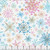 Timeless Treasures Fabrics Gingerbread Dreams White Large Snowflakes