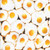 Timeless Treasures Fabrics What's For Breakfast? White Fried Eggs