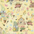 Timeless Treasures Fabrics Gnome Grown Yellow Gnome Grown Garden Scene