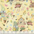 Timeless Treasures Fabrics Gnome Grown Yellow Gnome Grown Garden Scene