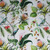 Hamilton Paradise Leaf Tropical Flowers and Foliage with Birds