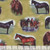 Quilting Treasures Fabrics Horse Country by Dan Morris Race Horse Vignettes Brown Moss Green