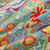 Covington Fabrics Gardia Fruit Punch Modern Flowers and Foliage