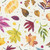 Moda Fabrics Floribunda Create Joy Project White Cloud Tossed Leaves