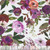 Clothworks Fabrics Midnight Dreams Melissa Polomisky White Large Floral, scan with ruler