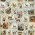 Quilting Treasures Fabrics Buck Wild Dan Morris Sage Deer Vignette, digital sample