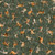 Quilting Treasures Fabrics Buck Wild Dan Morris Forest Green Tossed Deer, digital sample