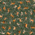 Quilting Treasures Fabrics Buck Wild Dan Morris Forest Green Tossed Deer