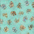 Quilting Treasures Fabrics Kindred Spirits Dan Morris Mint Baby Elephants