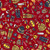 Quilting Treasures Fabrics American Heroes Firefighters Dan Morris Red Firefighter Gear, digital sample
