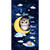 Timeless Treasures Fabrics Owl Always Love You Navy Owl Always Love You Panel, digital sample