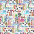 Clothworks Fabrics Best Friends by Lexi Grenzer White Dog Words
