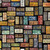 Quilting Treasures Fabrics Heavy Metal Dan Morris Black Vintage License Plates